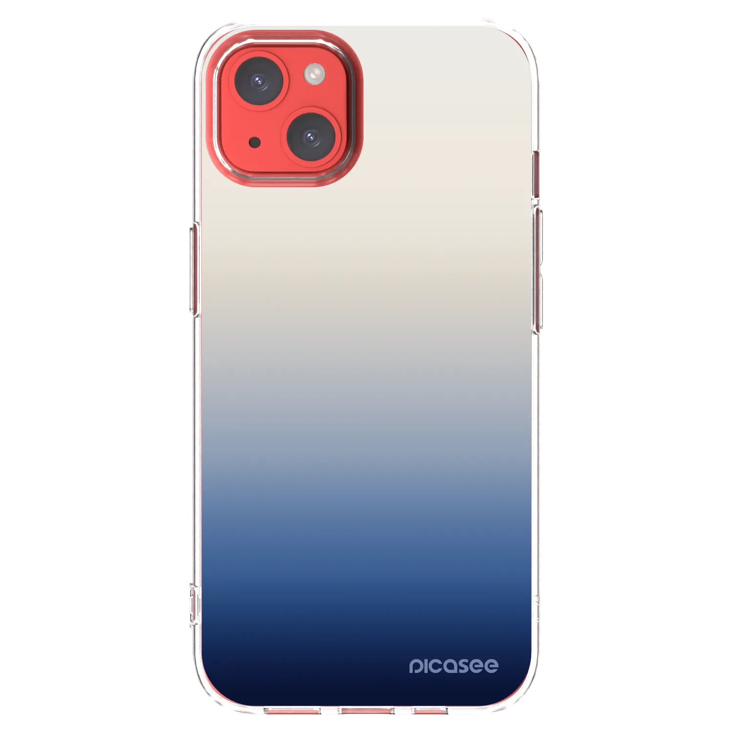 Picasee silikonski prozorni ovitek za Apple iPhone 13 - Gravity Fade