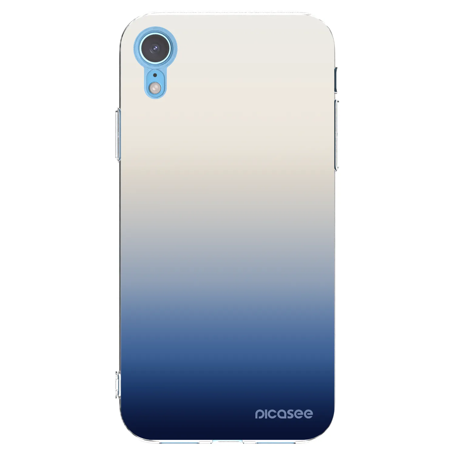 Picasee silikonski prozorni ovitek za Apple iPhone XR - Gravity Fade