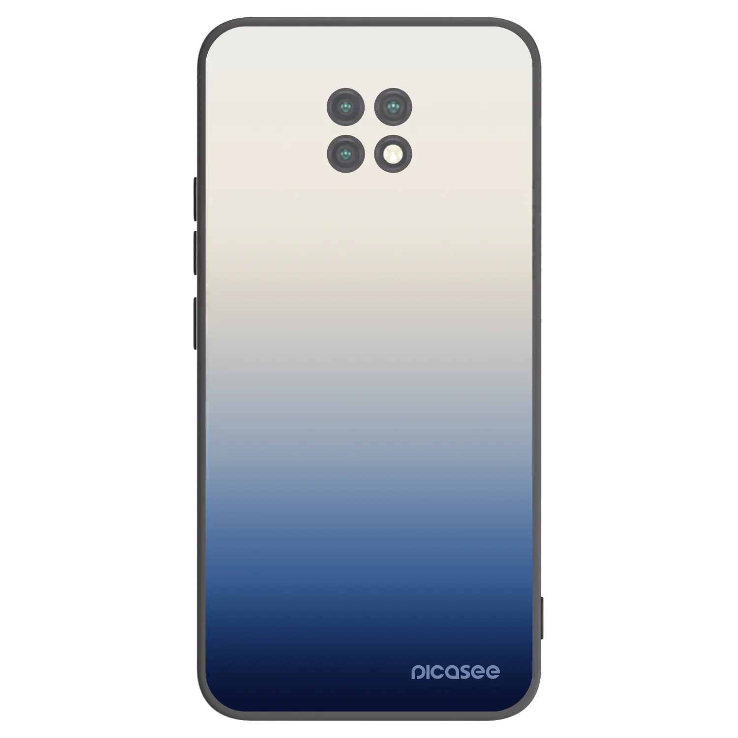 Picasee silikonski črni ovitek za Xiaomi Redmi Note 9T - Gravity Fade