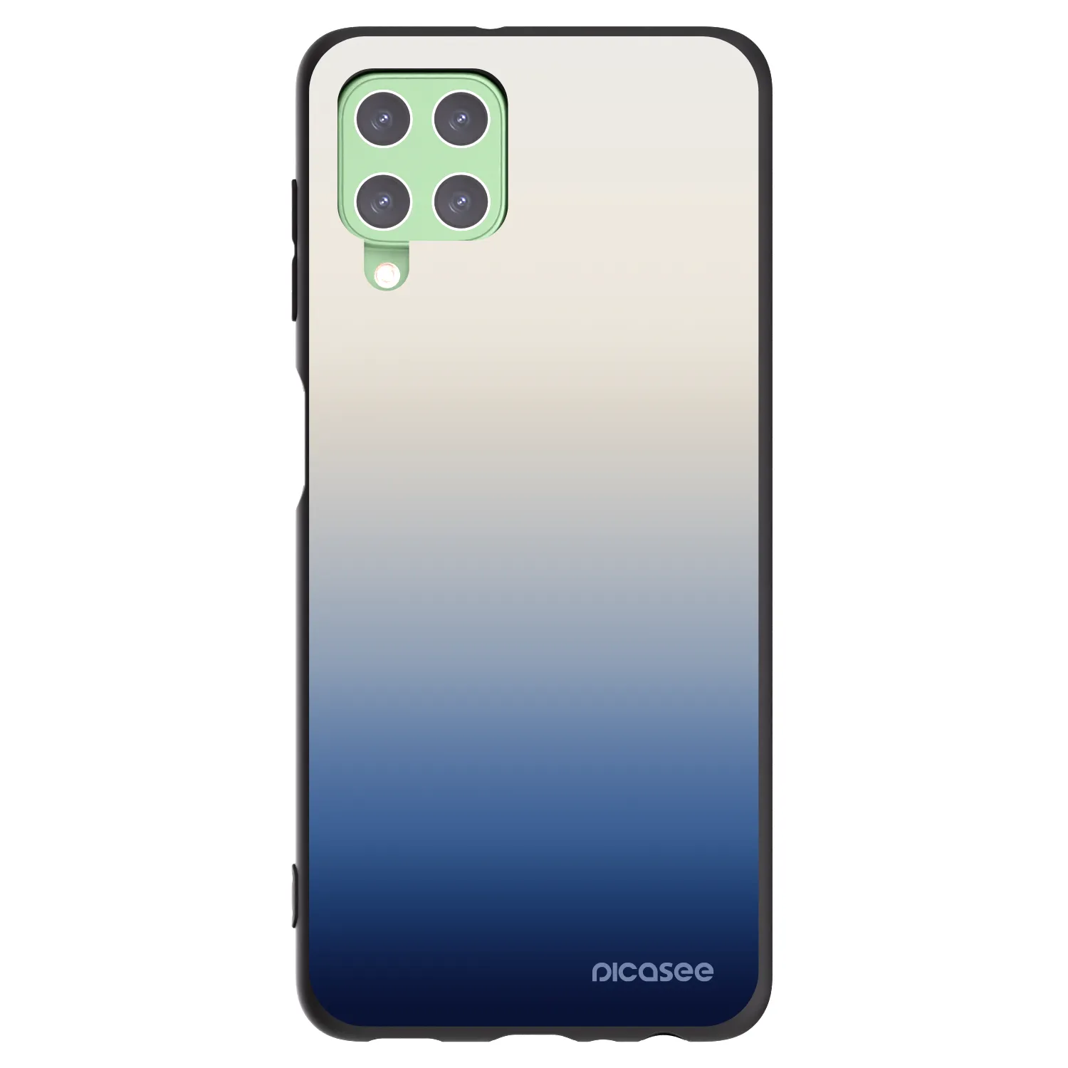 Picasee silikonski črni ovitek za Samsung Galaxy A22 A225F 4G - Gravity Fade