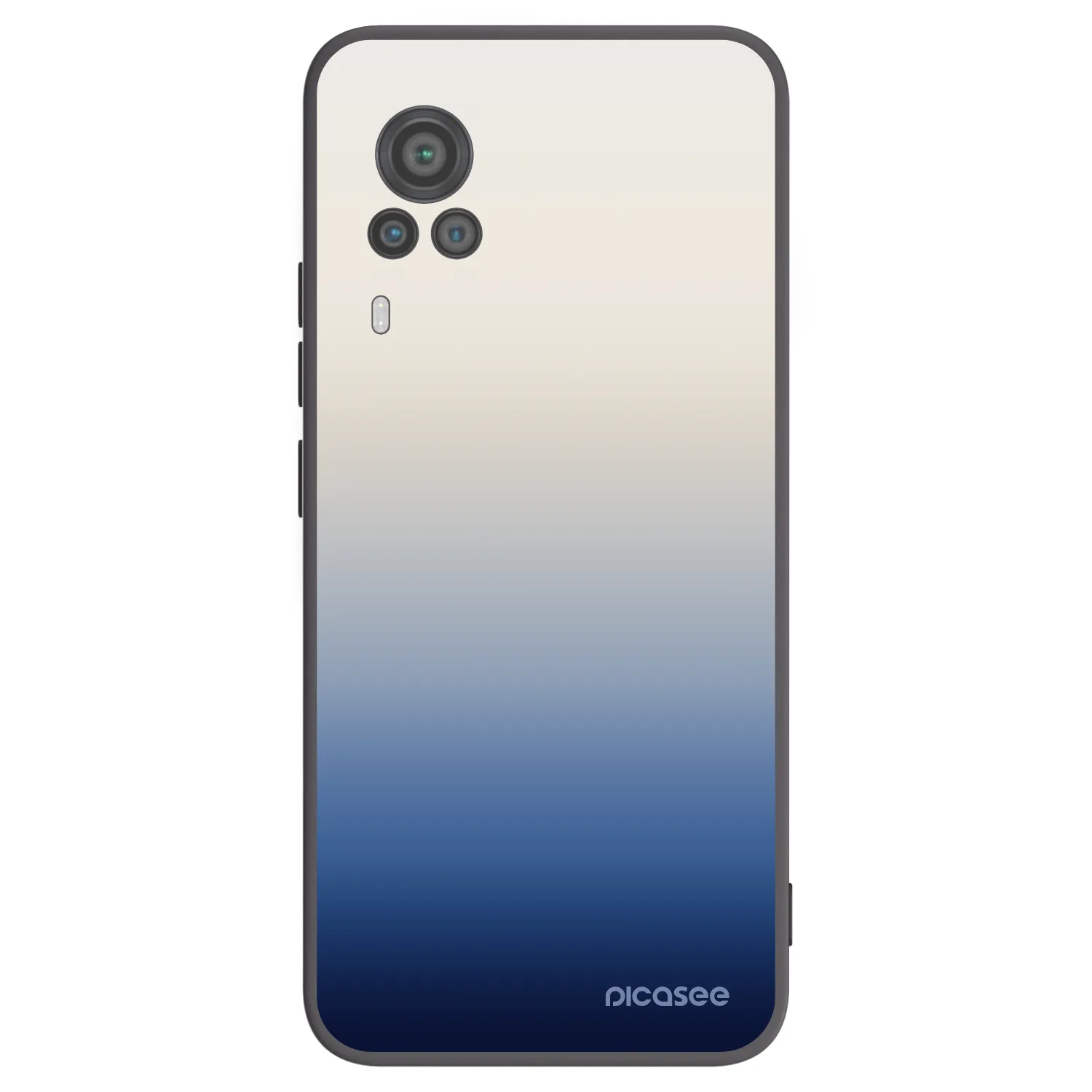 Picasee silikonski črni ovitek za Vivo X60 Pro 5G - Gravity Fade