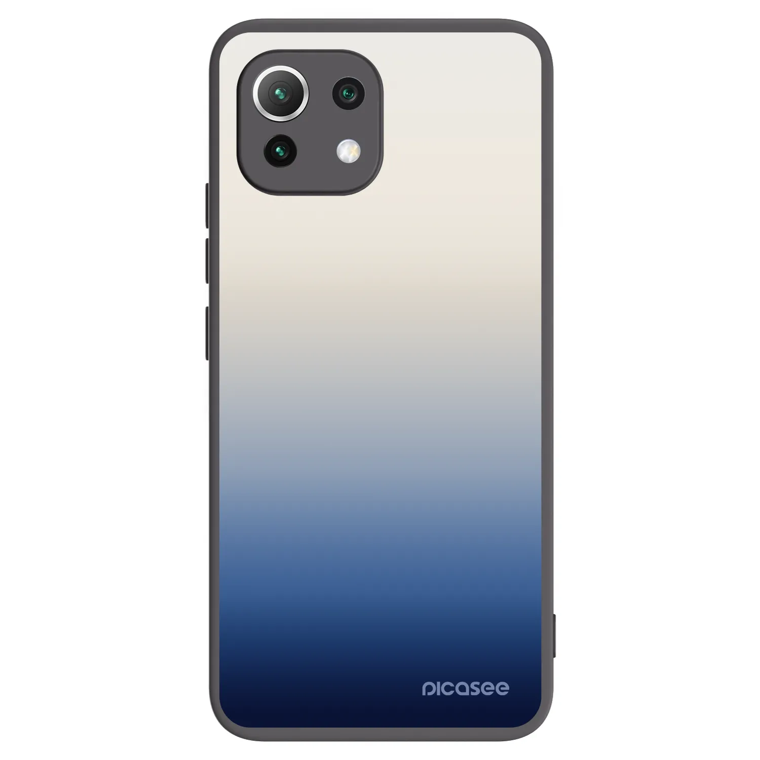 Picasee silikonski črni ovitek za Xiaomi 11 Lite 5G NE - Gravity Fade