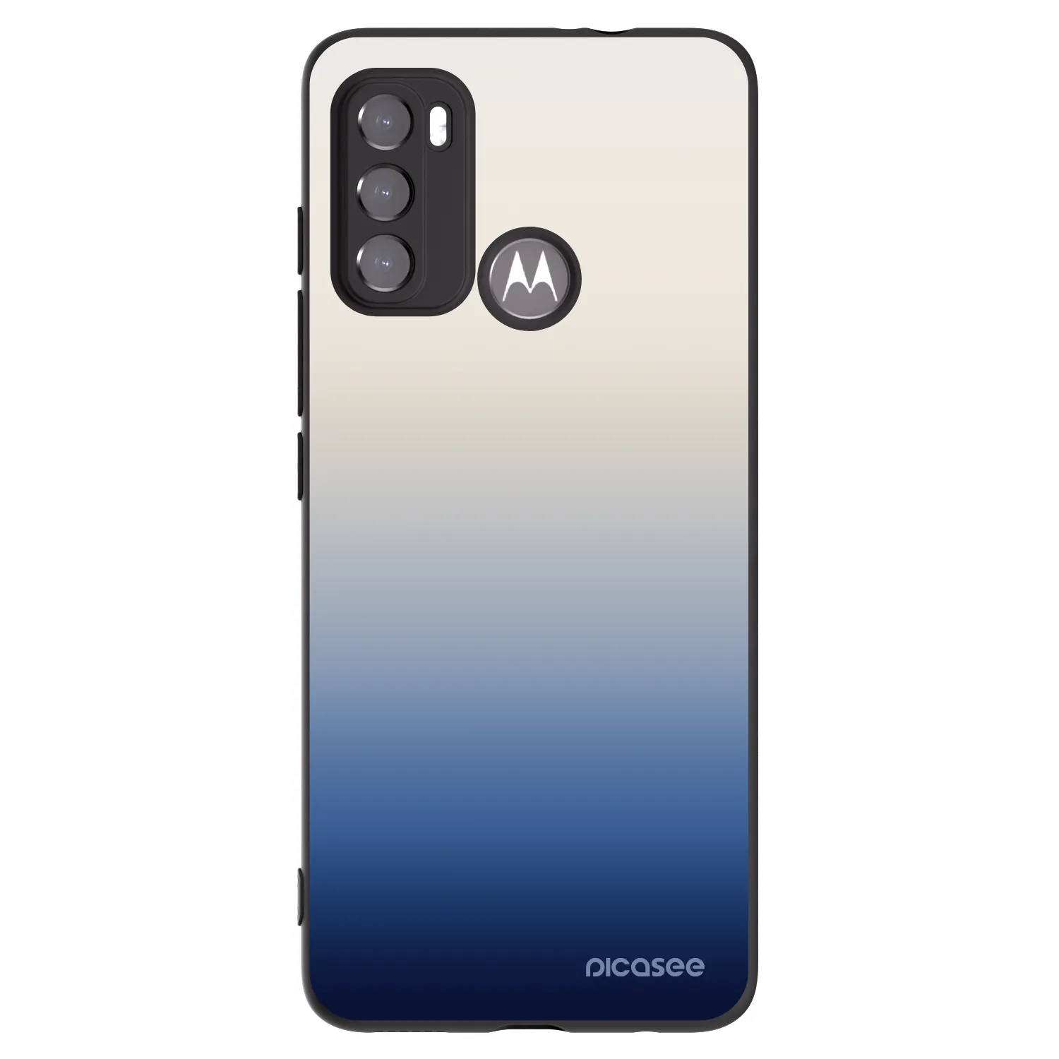 Picasee silikonski črni ovitek za Motorola Moto G60 - Gravity Fade