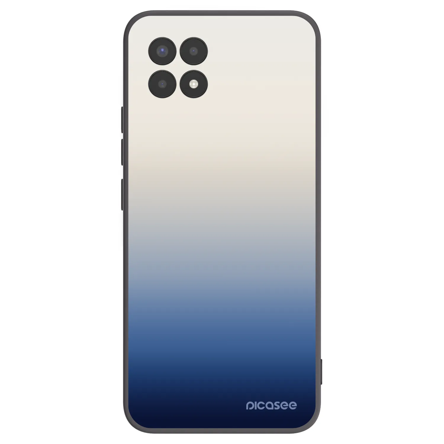 Picasee silikonski črni ovitek za Realme 8i - Gravity Fade