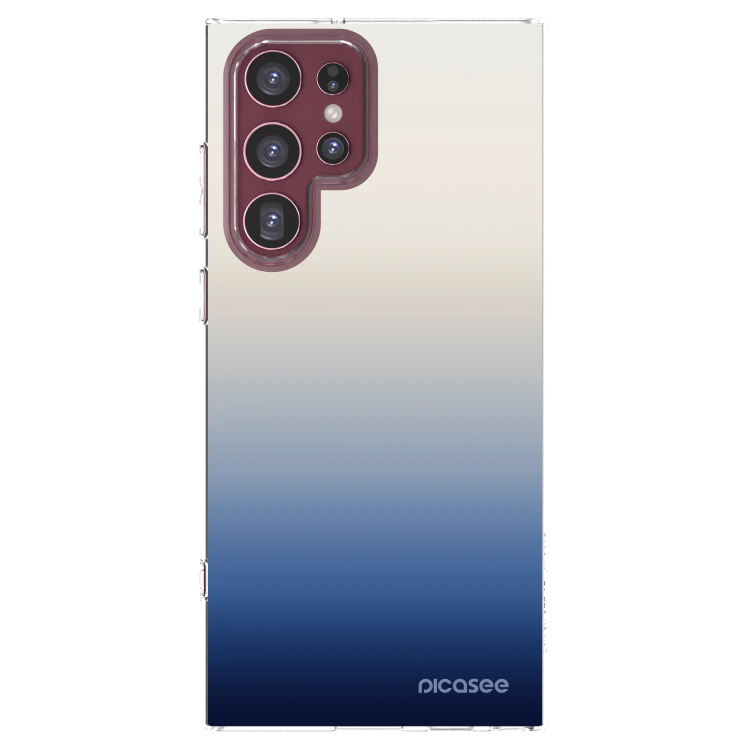 Picasee silikonski prozorni ovitek za Samsung Galaxy S22 Ultra 5G - Gravity Fade