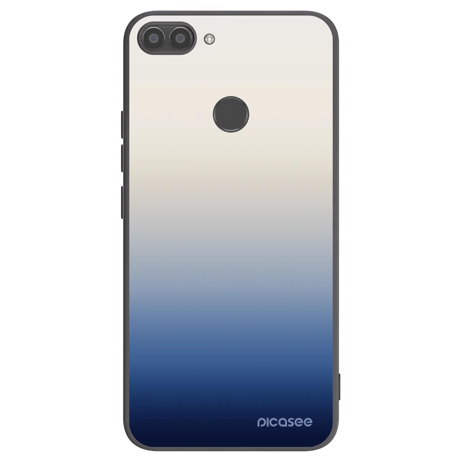 Picasee silikonski črni ovitek za Huawei P Smart - Gravity Fade
