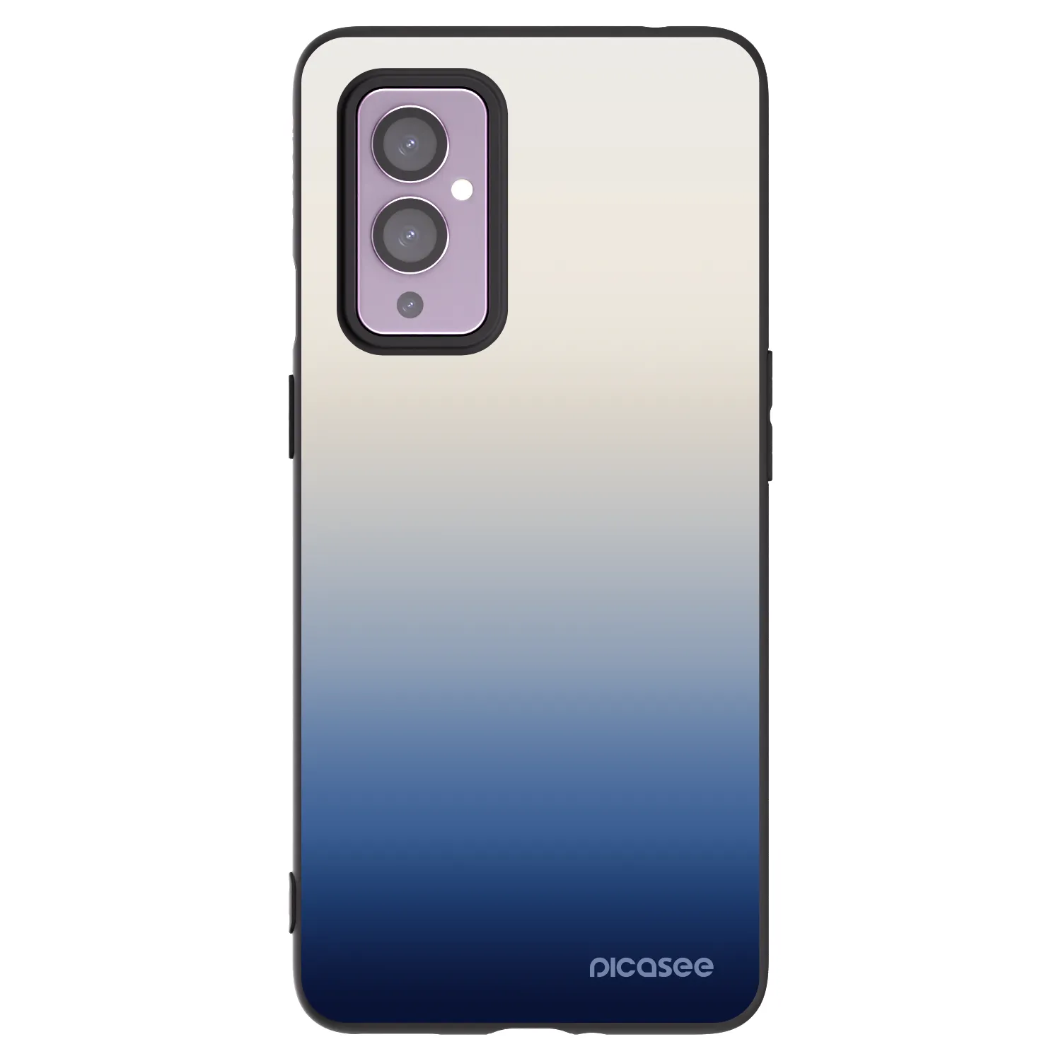 Picasee silikonski črni ovitek za OnePlus 9 - Gravity Fade