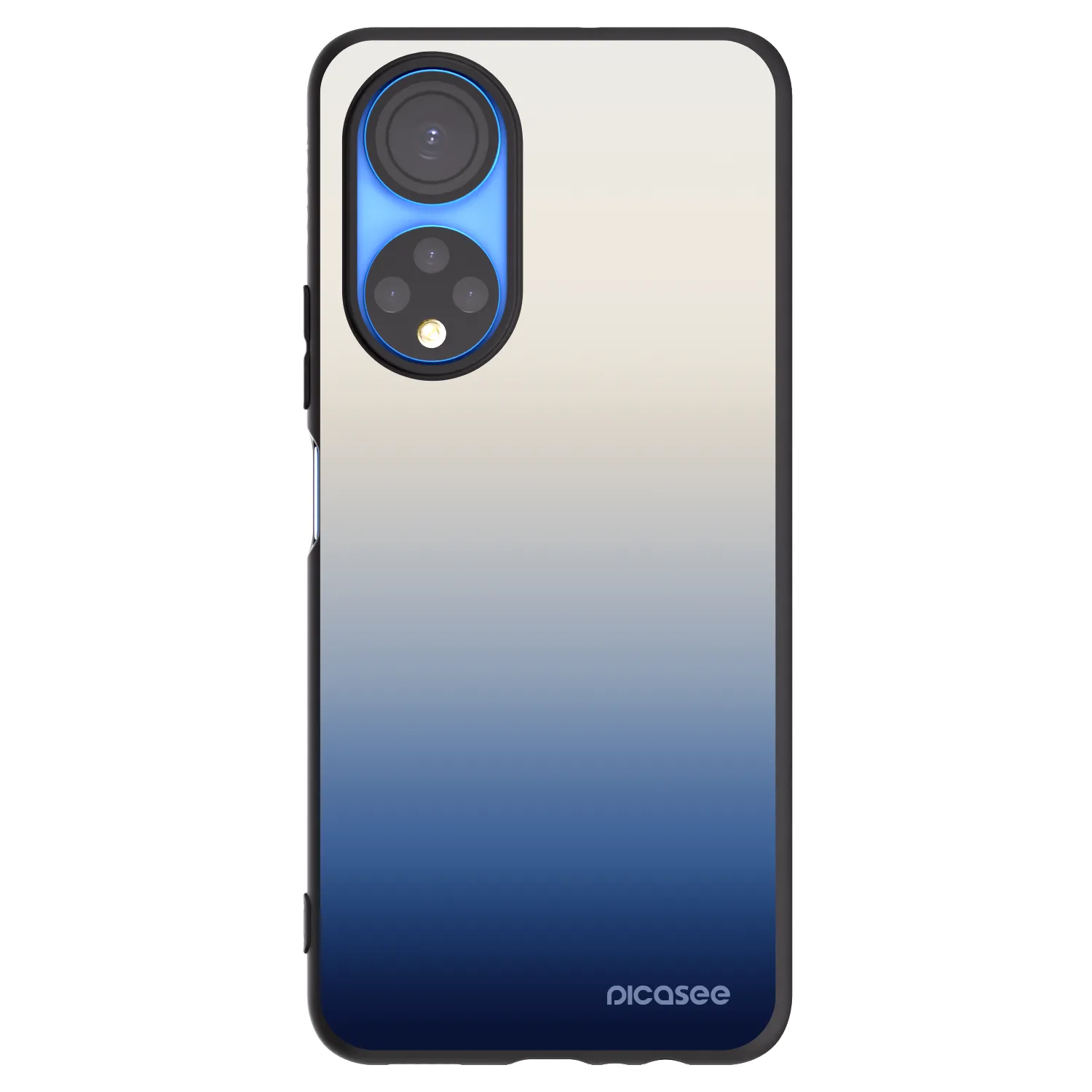 Picasee silikonski črni ovitek za Honor X7 - Gravity Fade