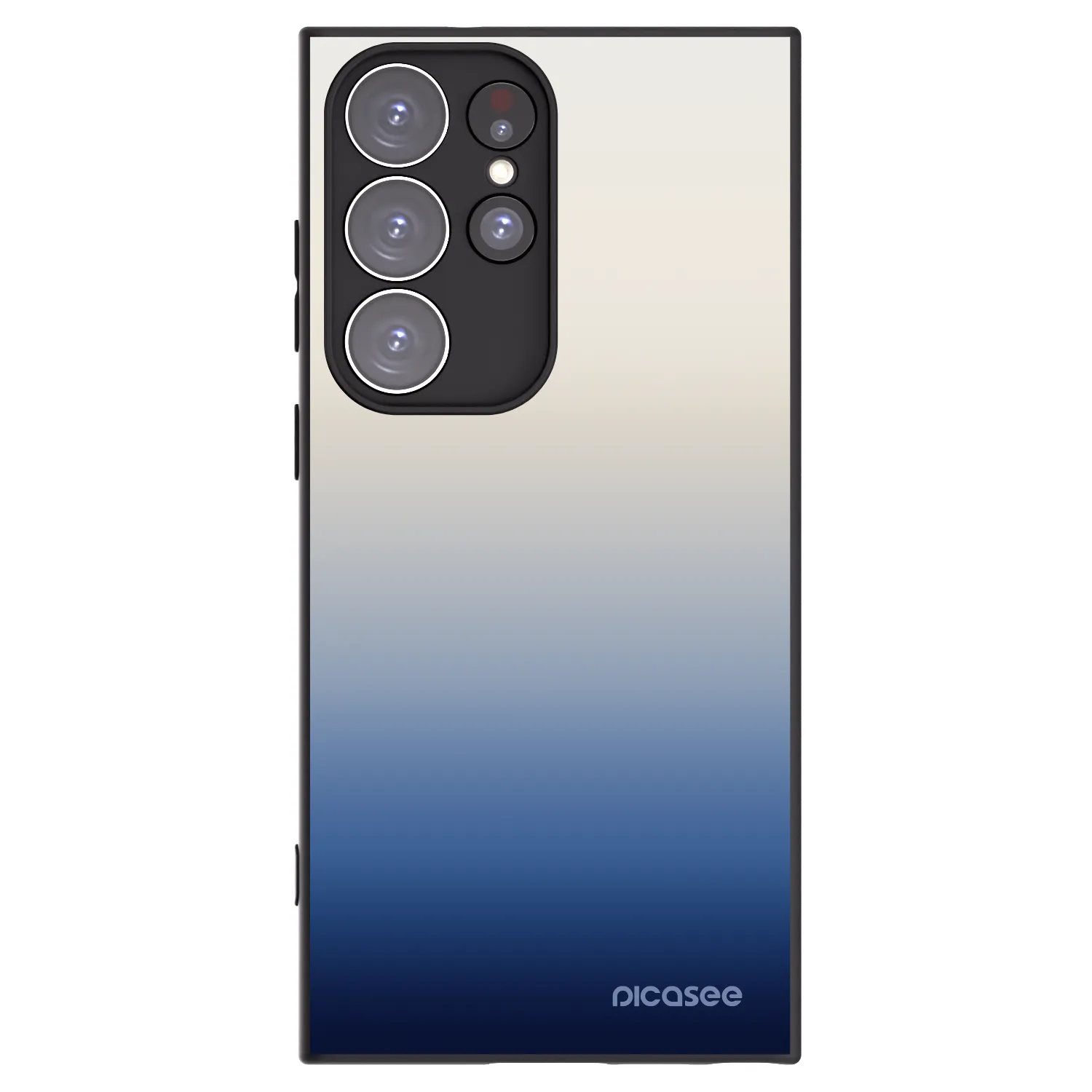 Picasee silikonski črni ovitek za Samsung Galaxy S23 Ultra 5G - Gravity Fade