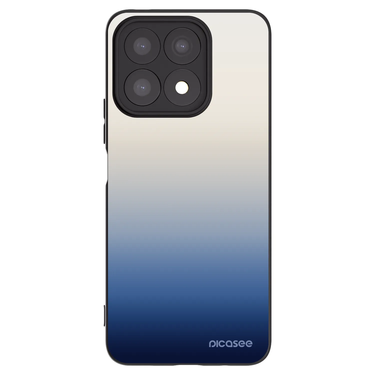Picasee silikonski črni ovitek za Honor X8a - Gravity Fade
