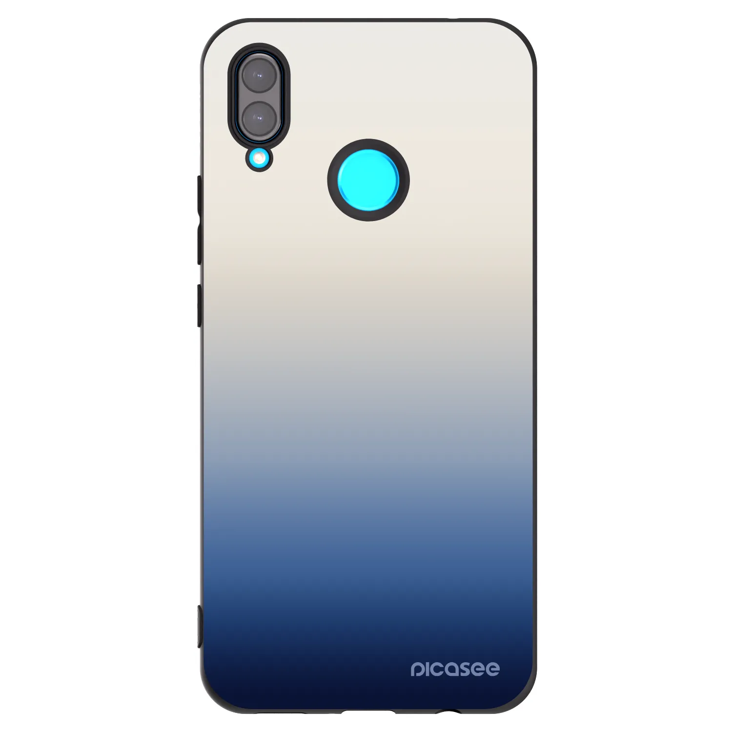 Picasee silikonski črni ovitek za Huawei Nova 3 - Gravity Fade