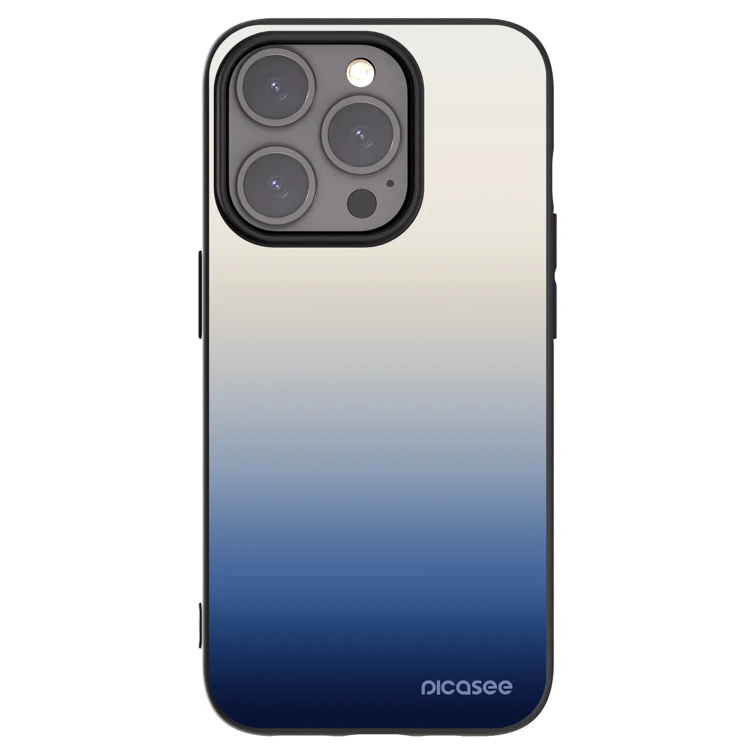 Picasee silikonski črni ovitek za Apple iPhone 15 Pro - Gravity Fade