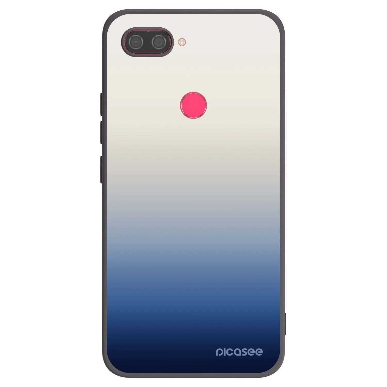 Picasee silikonski črni ovitek za Xiaomi Mi 8 Lite - Gravity Fade