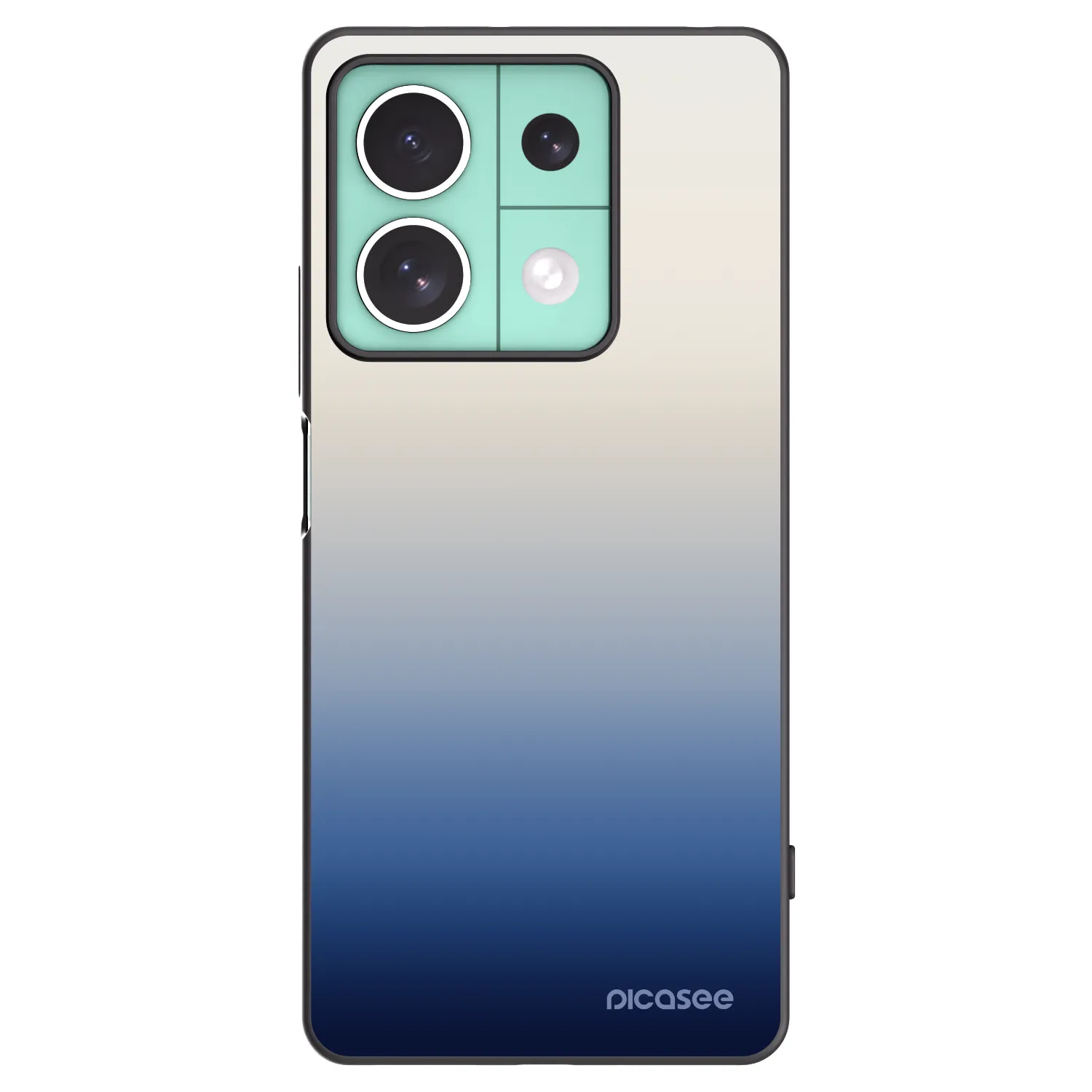 Picasee silikonski črni ovitek za Xiaomi Redmi Note 13 5G - Gravity Fade