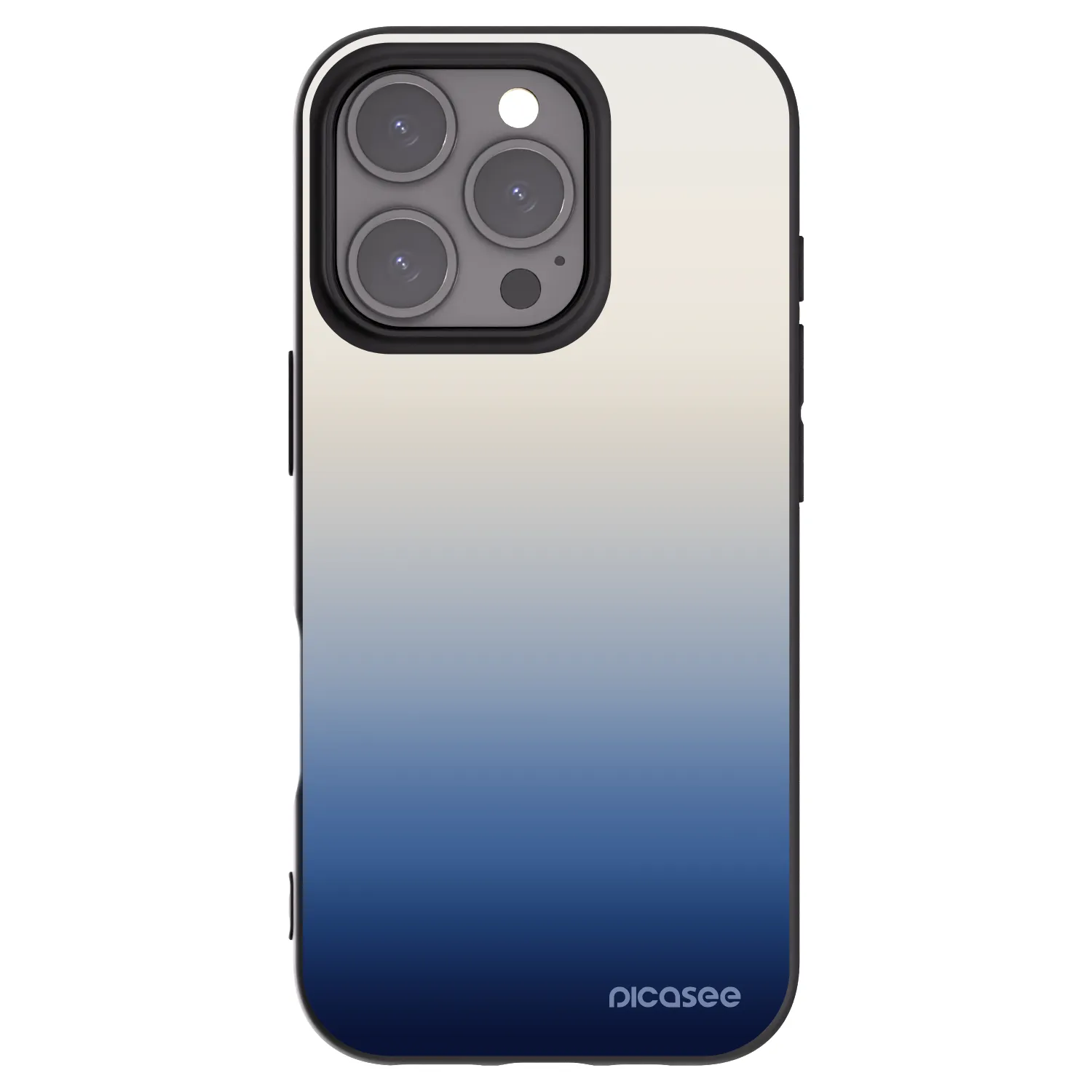 Picasee silikonski črni ovitek za Apple iPhone 16 Pro - Gravity Fade