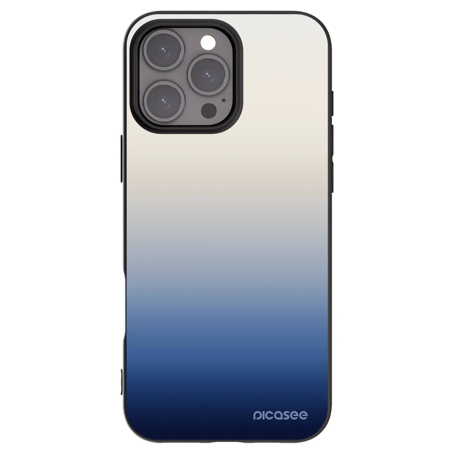 Picasee silikonski črni ovitek za Apple iPhone 16 Pro Max - Gravity Fade