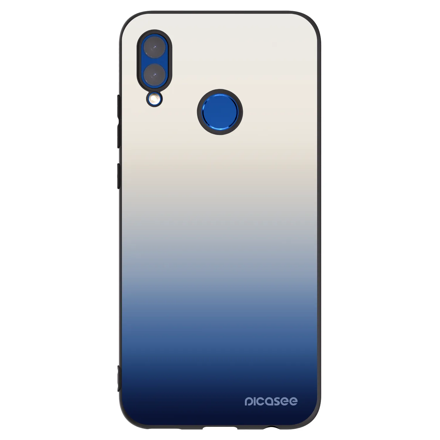 Picasee silikonski črni ovitek za Honor 10 Lite - Gravity Fade