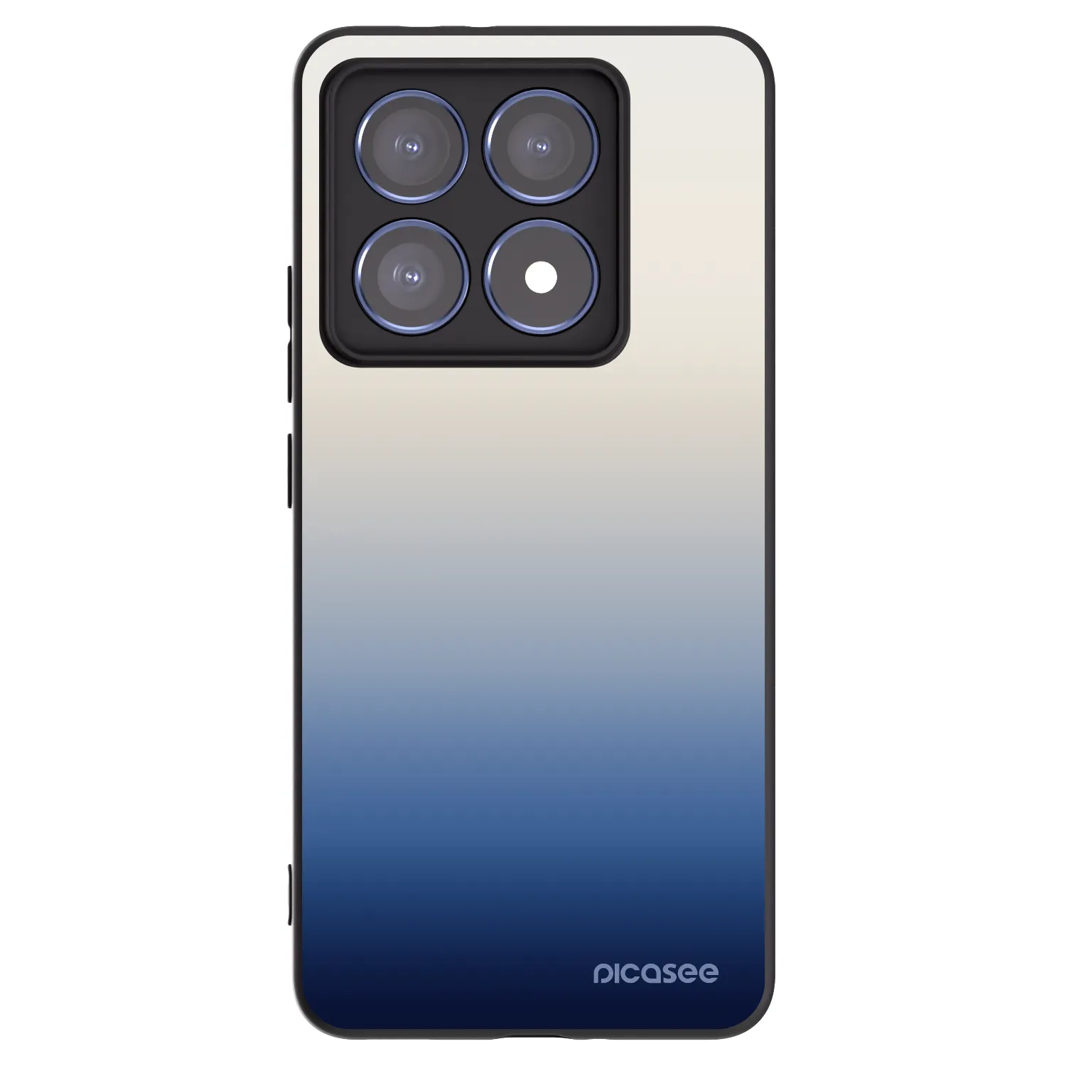 Picasee silikonski črni ovitek za Xiaomi 14T Pro - Gravity Fade