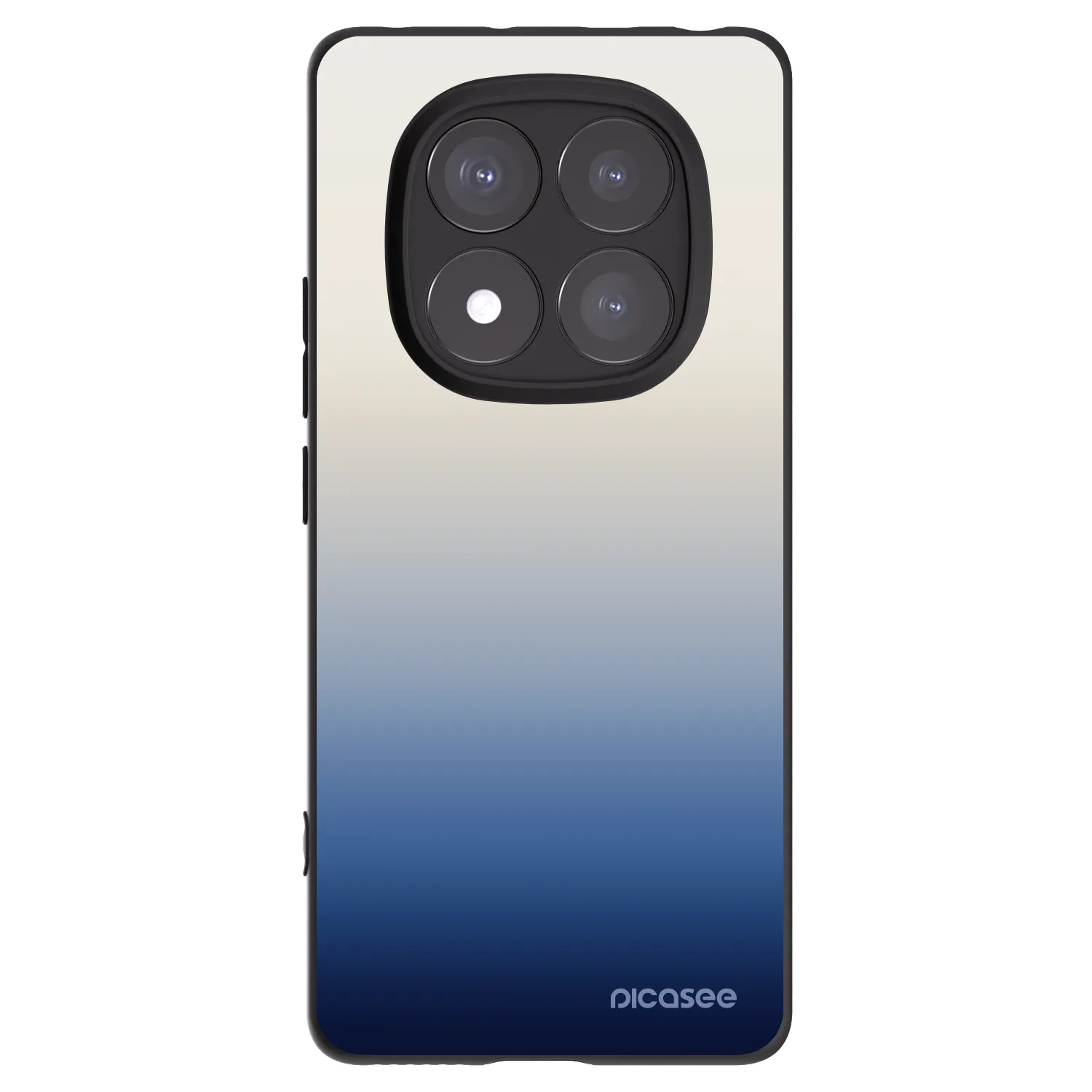 Picasee silikonski črni ovitek za Xiaomi Redmi Note 14 Pro 5G - Gravity Fade