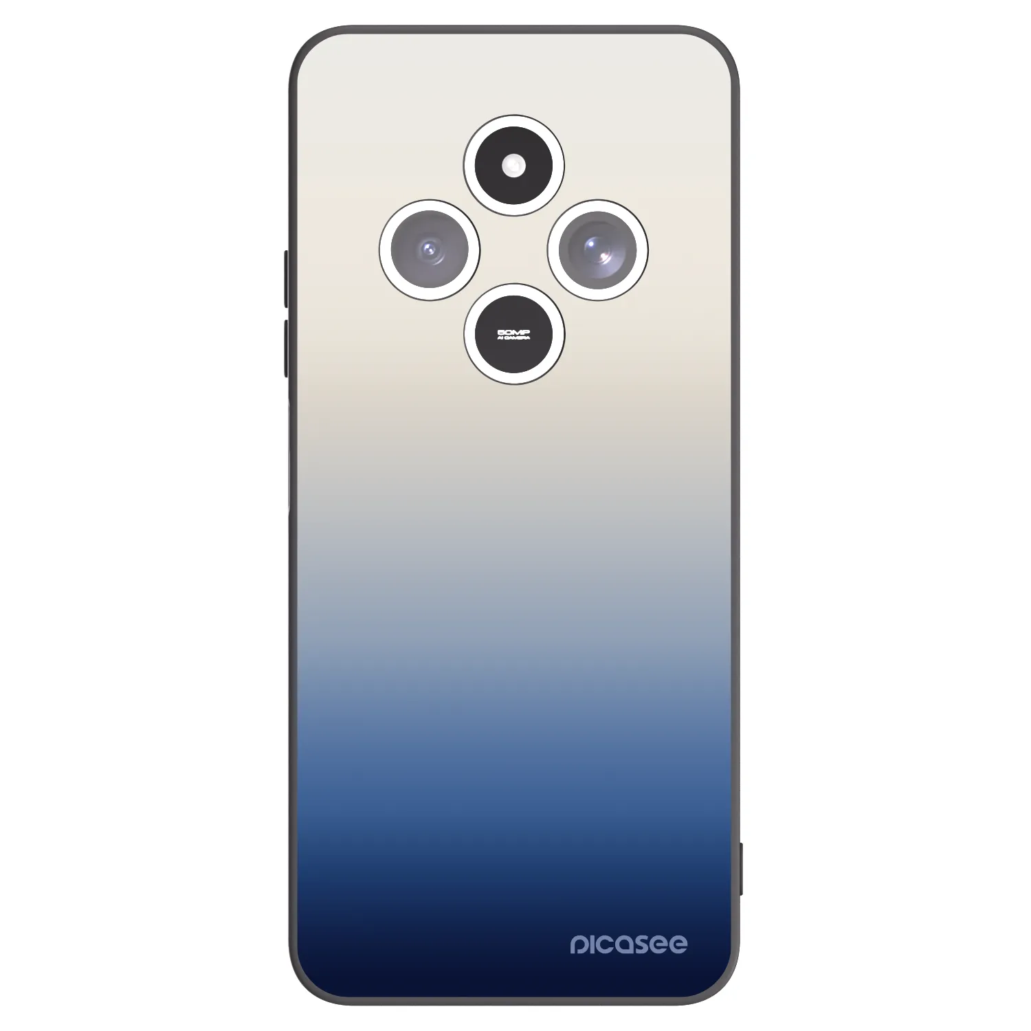 Picasee silikonski črni ovitek za Xiaomi Redmi 14C - Gravity Fade