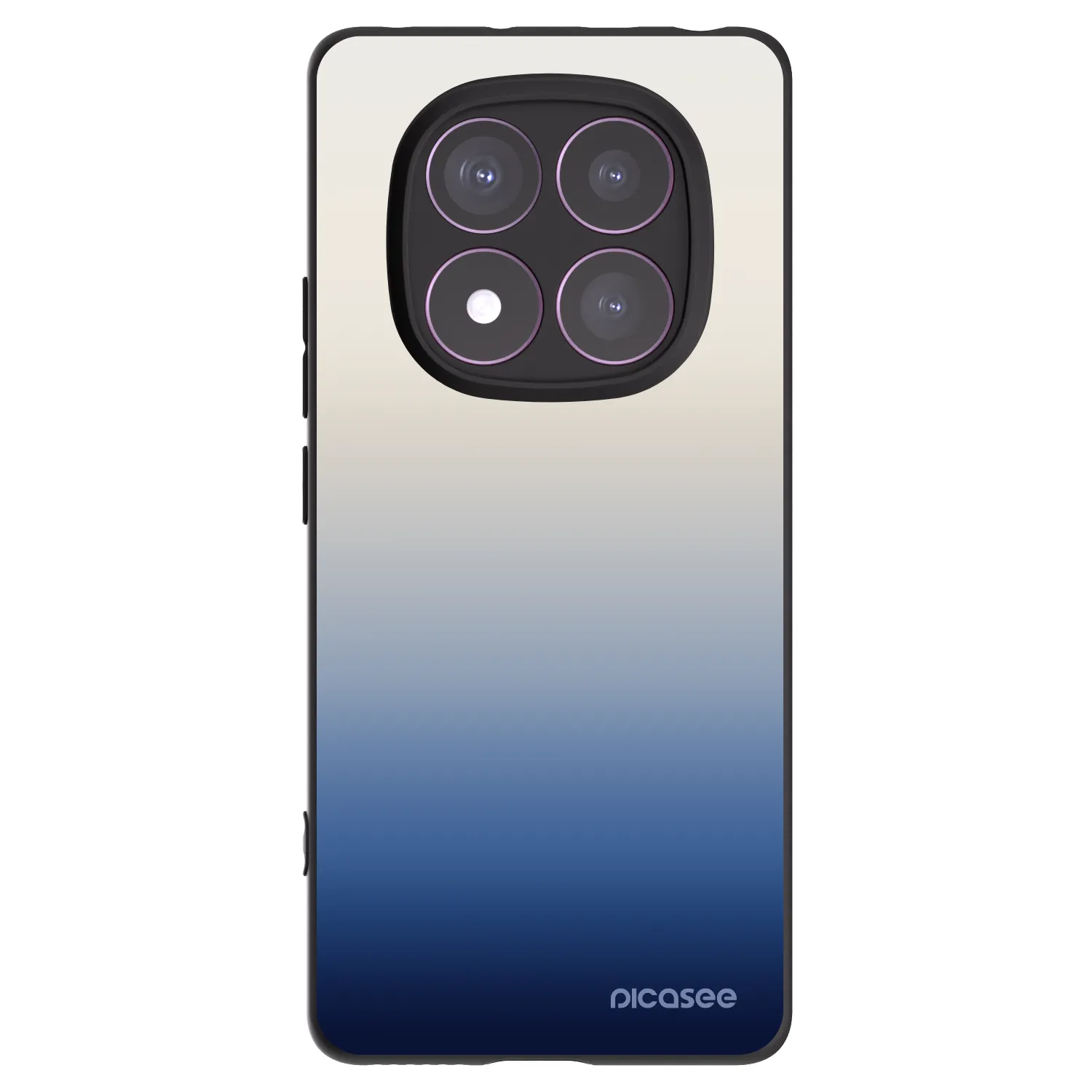 Picasee silikonski črni ovitek za Xiaomi Redmi Note 14 Pro 4G - Gravity Fade