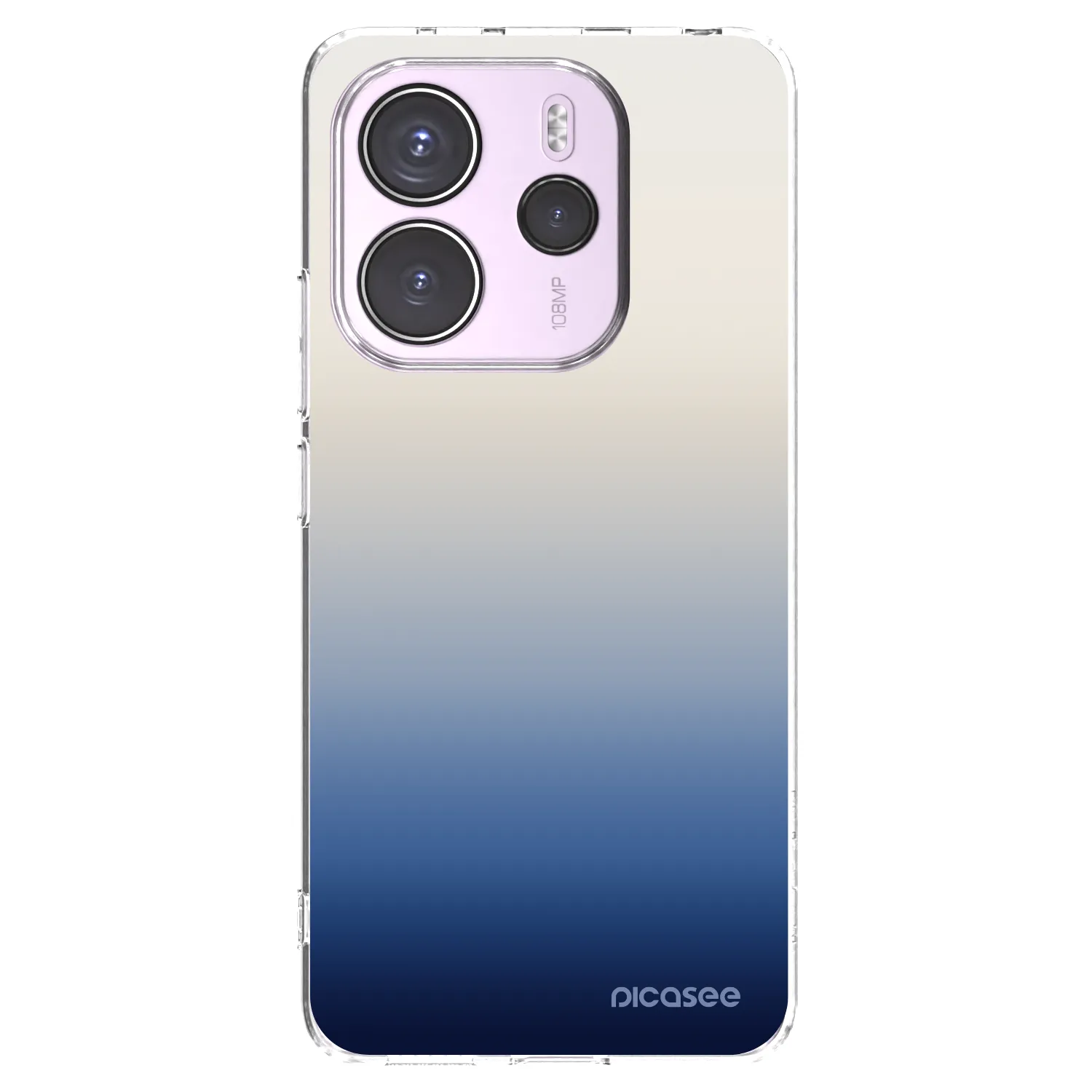 Picasee silikonski prozorni ovitek za Xiaomi Redmi Note 14 4G - Gravity Fade