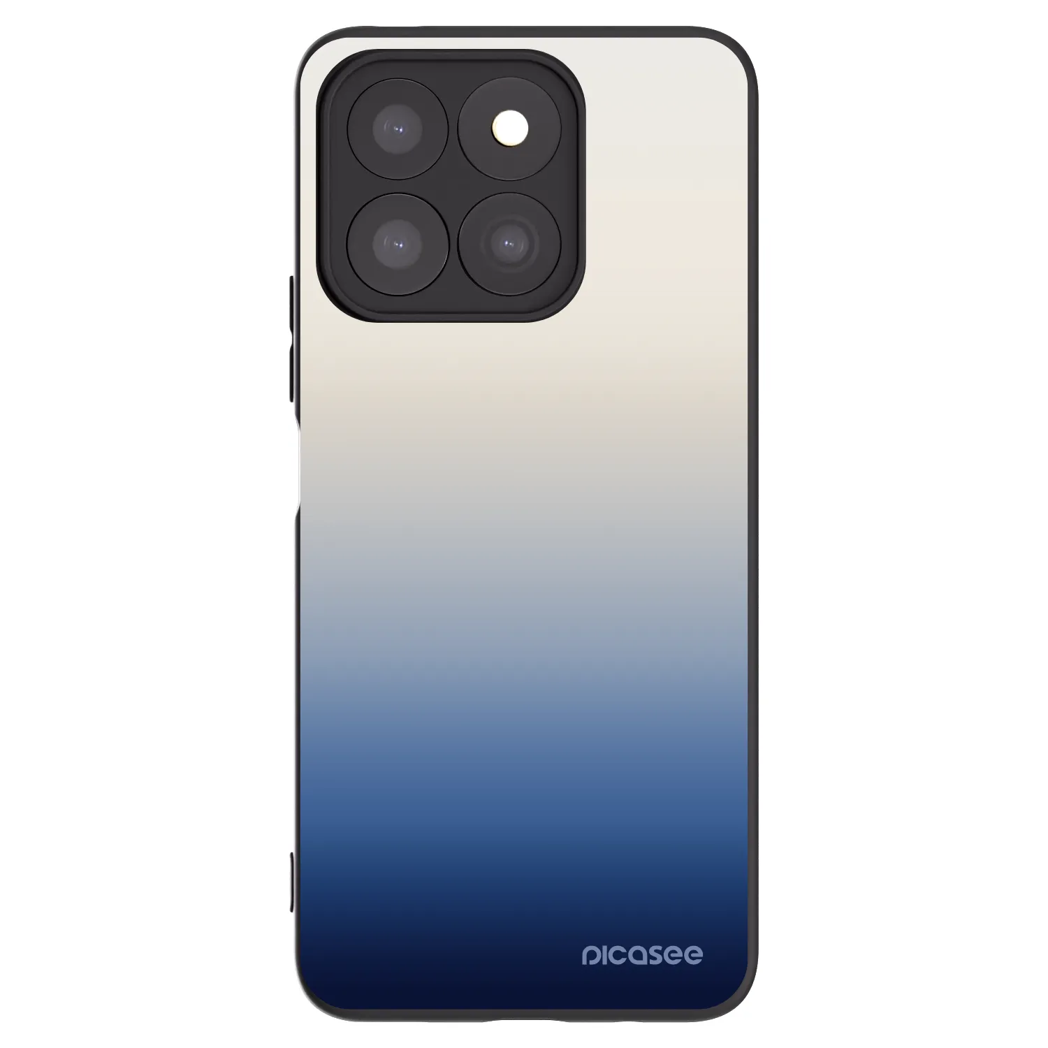Picasee silikonski črni ovitek za Honor X8c - Gravity Fade
