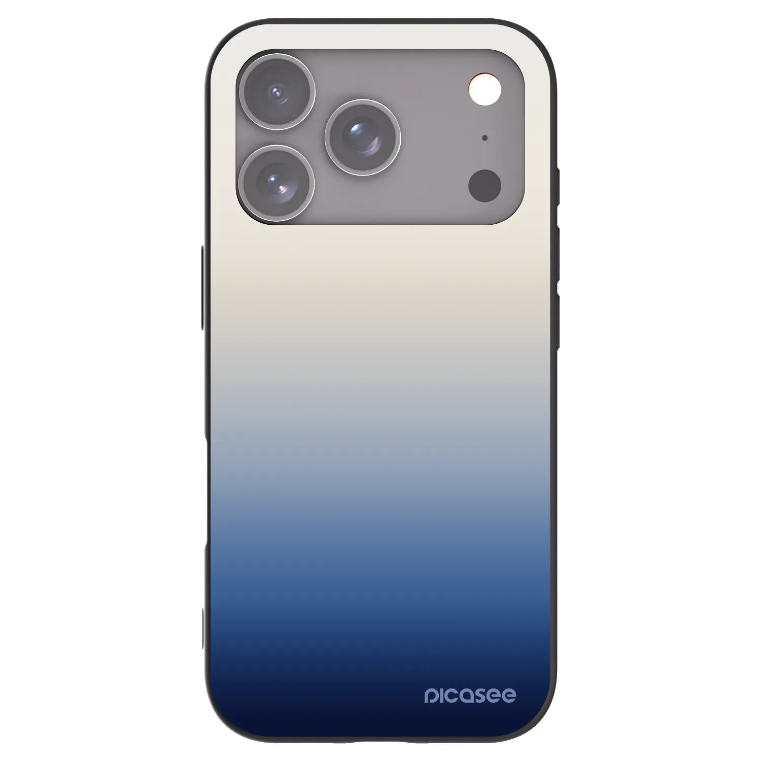 Picasee silikonski črni ovitek za Apple iPhone 17 Pro - Gravity Fade