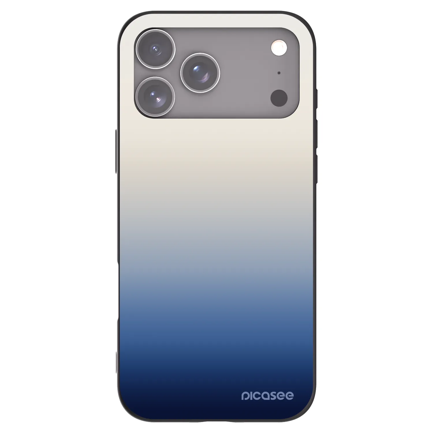 Picasee silikonski črni ovitek za Apple iPhone 17 Pro Max - Gravity Fade