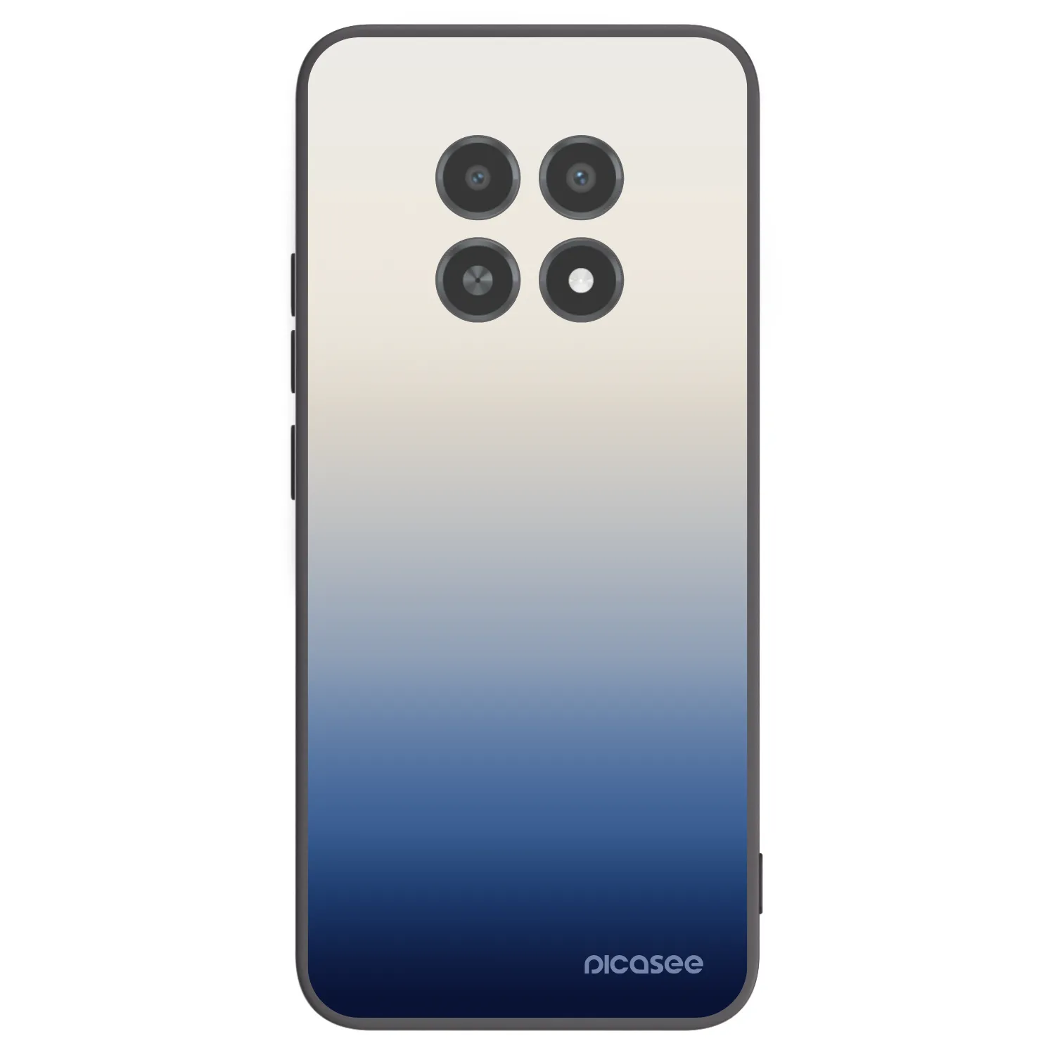 Picasee silikonski črni ovitek za Realme 12X - Gravity Fade