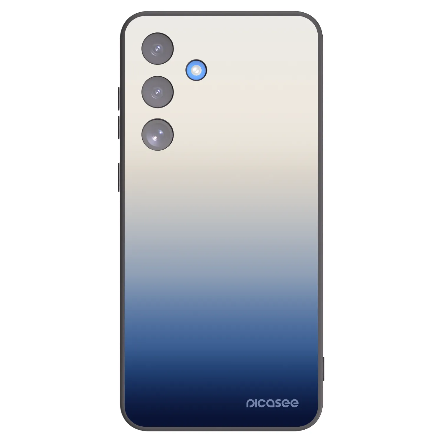 Picasee silikonski črni ovitek za Samsung Galaxy S25 FE 5G - Gravity Fade