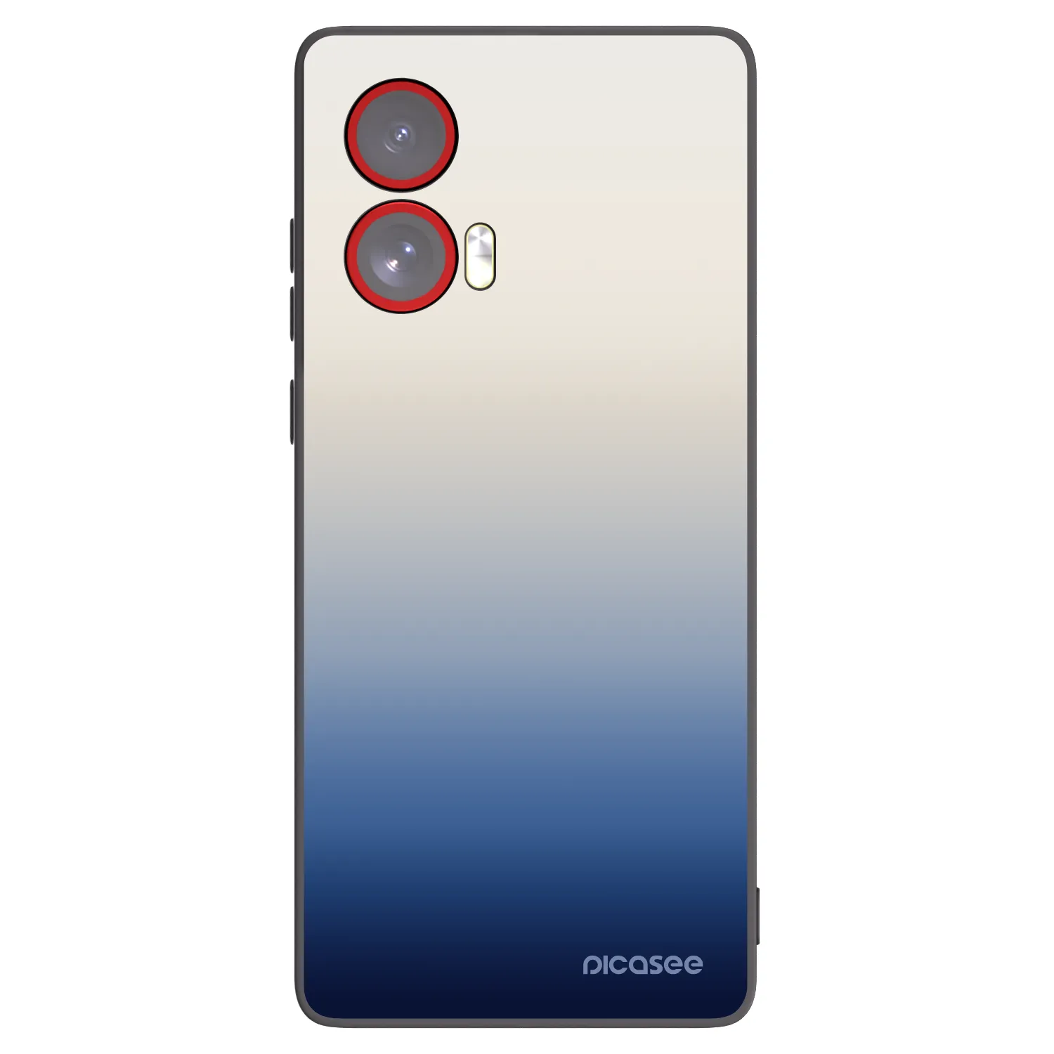 Picasee silikonski črni ovitek za Motorola Edge 50 Fusion - Gravity Fade