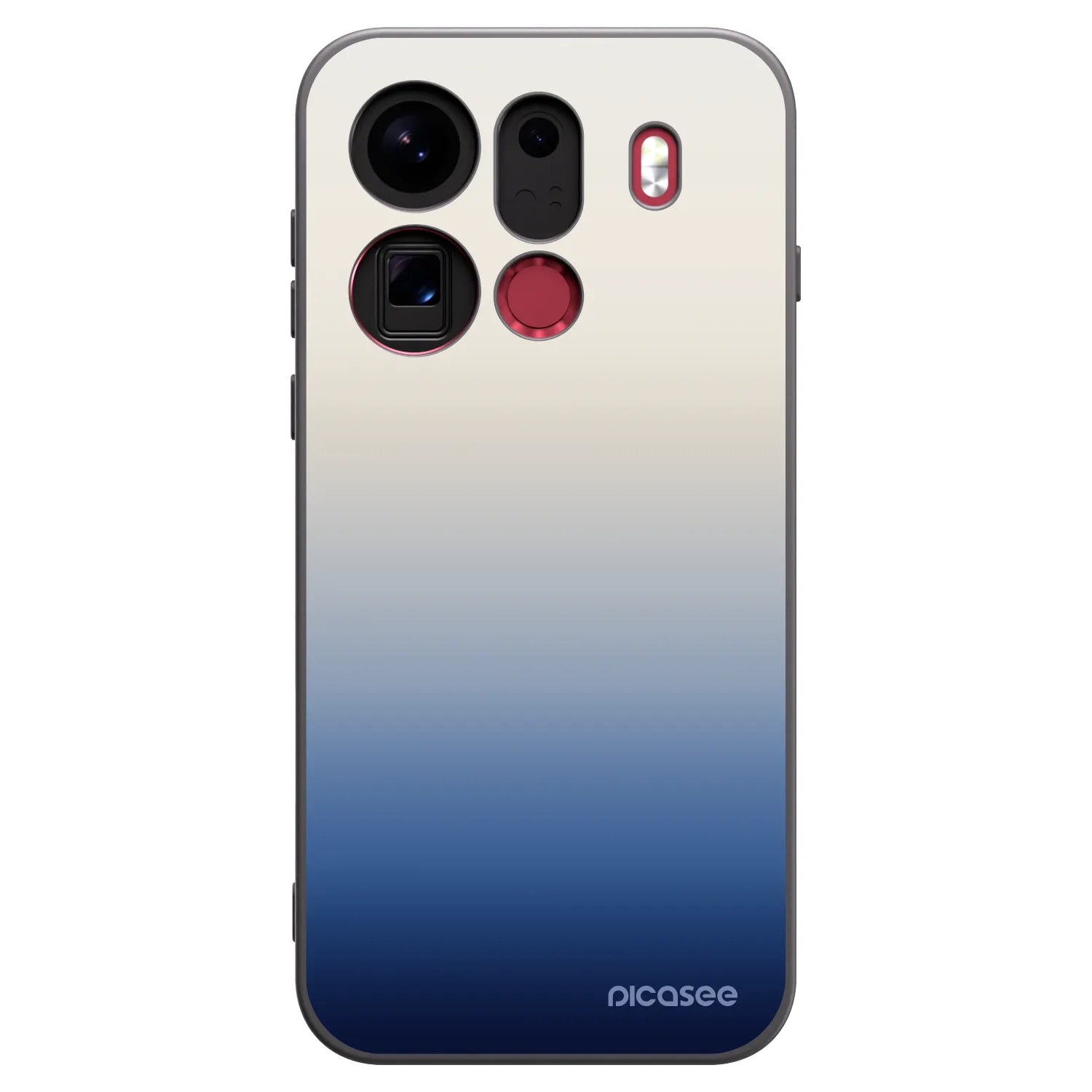 Picasee silikonski črni ovitek za OPPO Find X9 Pro - Gravity Fade