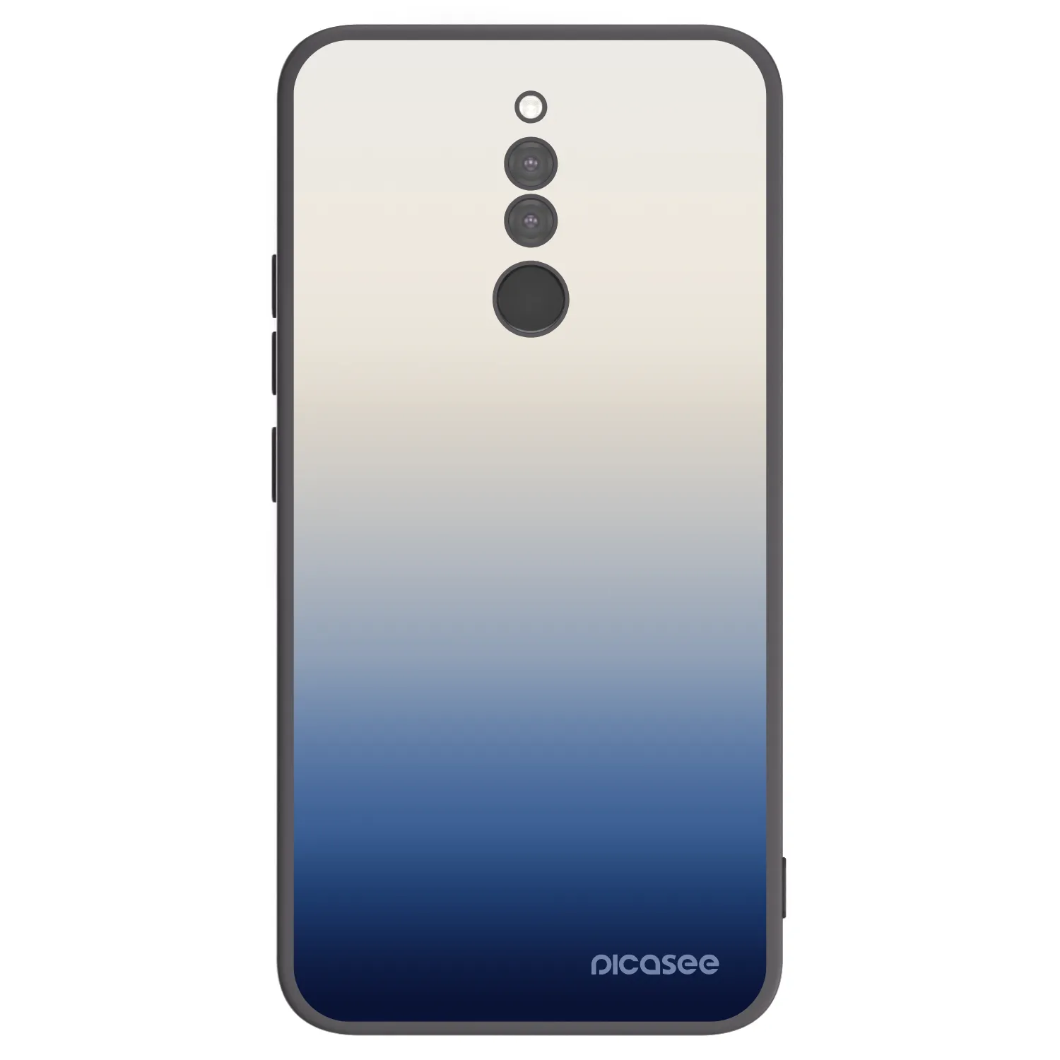 Picasee silikonski črni ovitek za Xiaomi Redmi 8 - Gravity Fade
