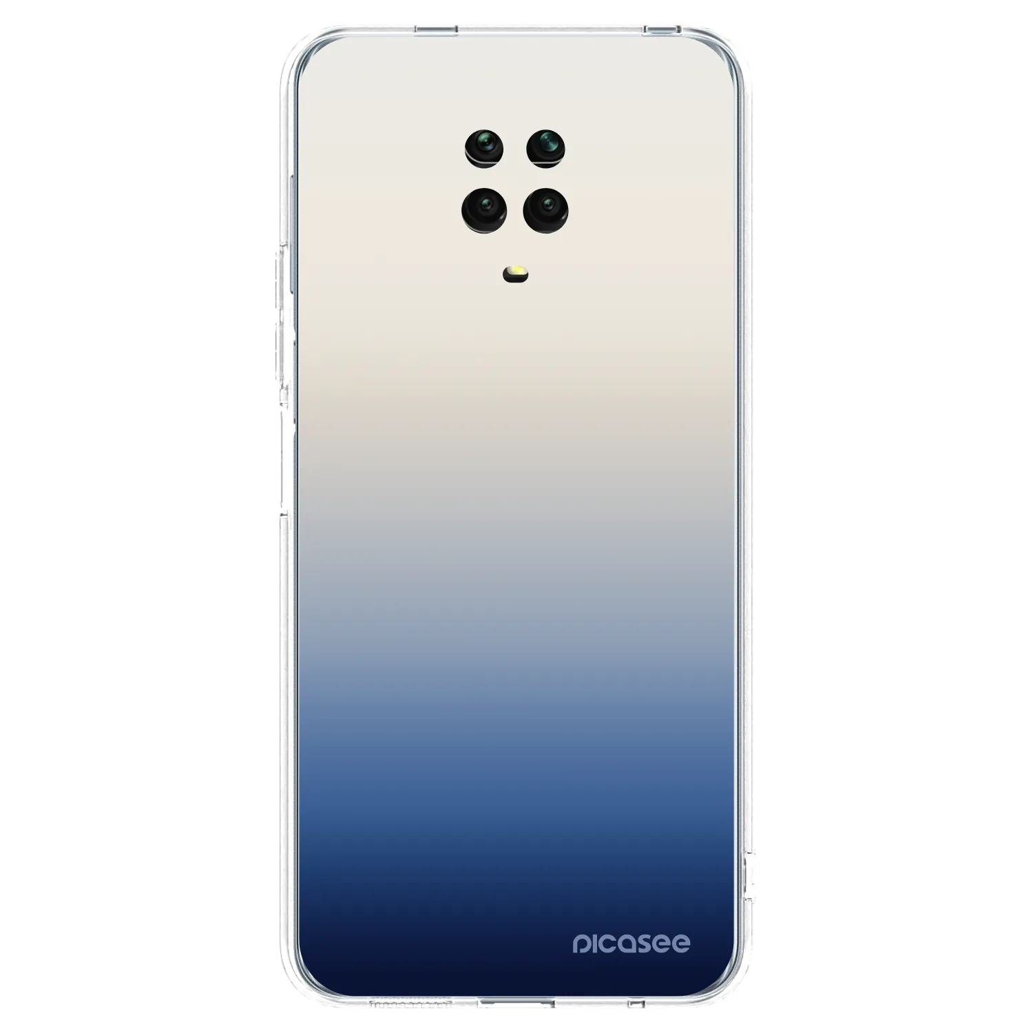 Picasee silikonski prozorni ovitek za Xiaomi Redmi Note 9 Pro - Gravity Fade