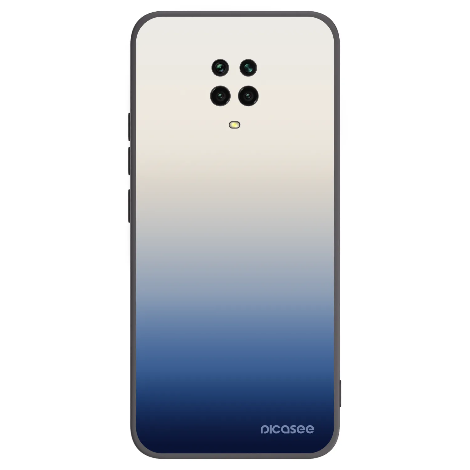 Picasee silikonski črni ovitek za Xiaomi Redmi Note 9S - Gravity Fade