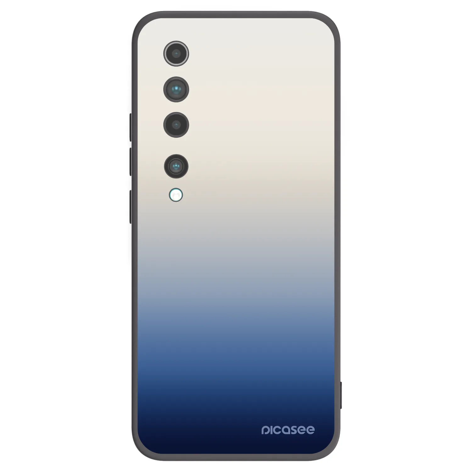 Picasee silikonski črni ovitek za Xiaomi Mi 10 - Gravity Fade