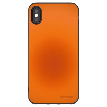 Picasee silikonski črni ovitek za Apple iPhone XS Max - Heat Core