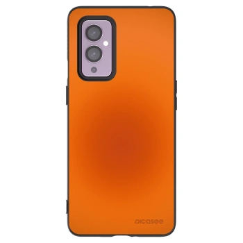 Picasee silikonski črni ovitek za OnePlus 9 - Heat Core