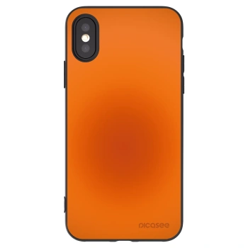 Picasee silikonski črni ovitek za Apple iPhone X/XS - Heat Core
