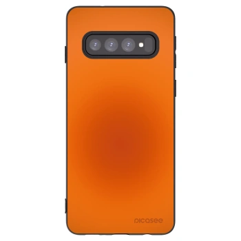 Picasee silikonski črni ovitek za Samsung Galaxy S10 G973 - Heat Core