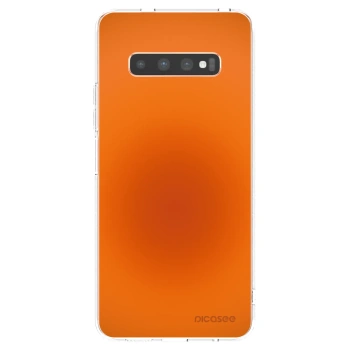 Picasee silikonski prozorni ovitek za Samsung Galaxy S10 Plus G975 - Heat Core