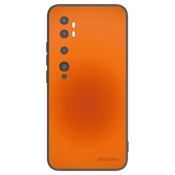 Picasee silikonski črni ovitek za Xiaomi Mi Note 10 (Pro) - Heat Core