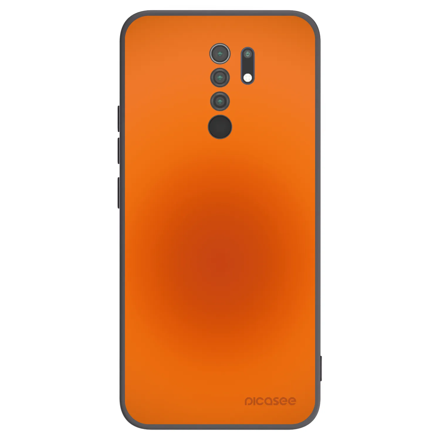 Picasee silikonski črni ovitek za Xiaomi Redmi 9 - Heat Core