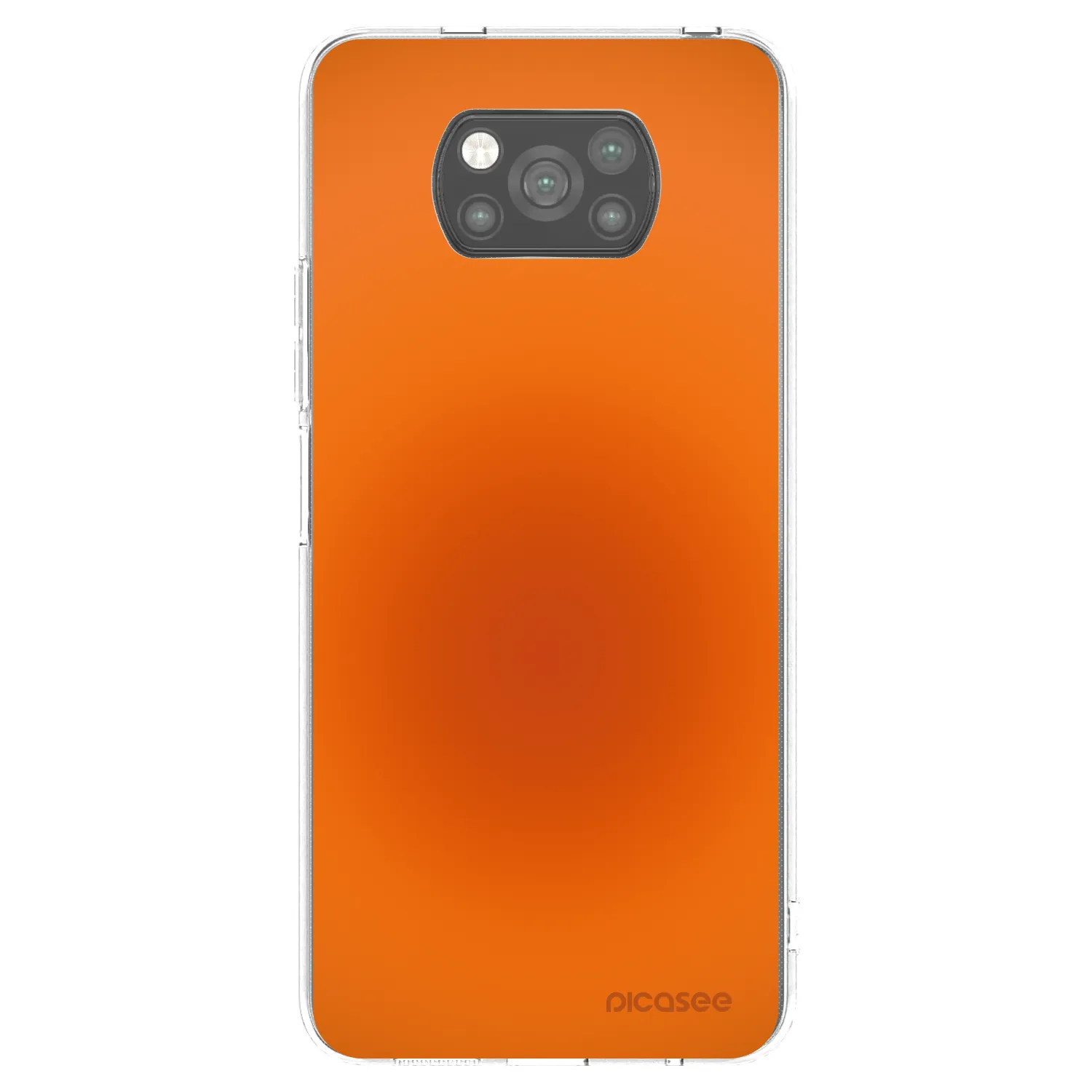 Picasee silikonski črni ovitek za Xiaomi Poco X3 - Heat Core