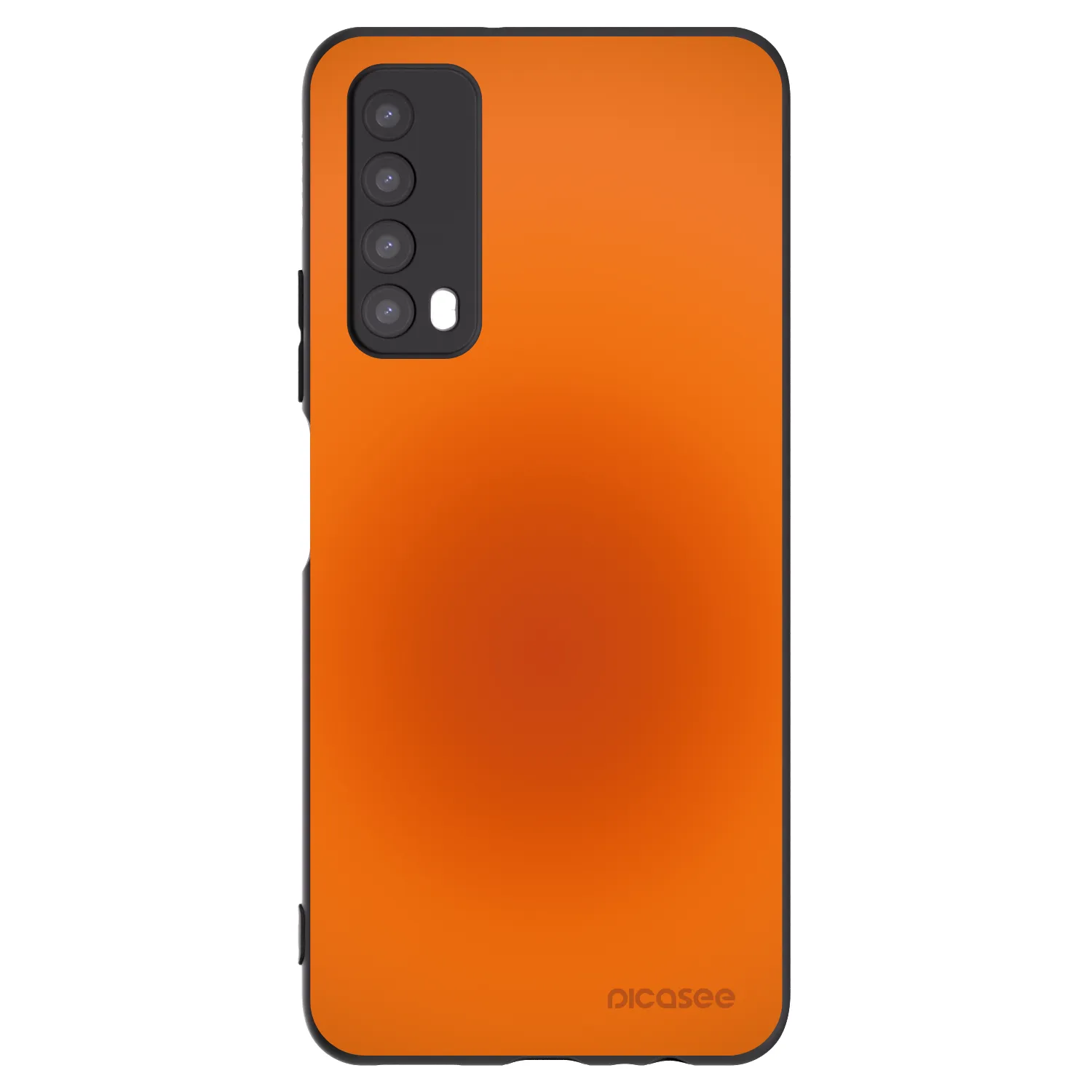 Picasee silikonski črni ovitek za Huawei P Smart 2021 - Heat Core