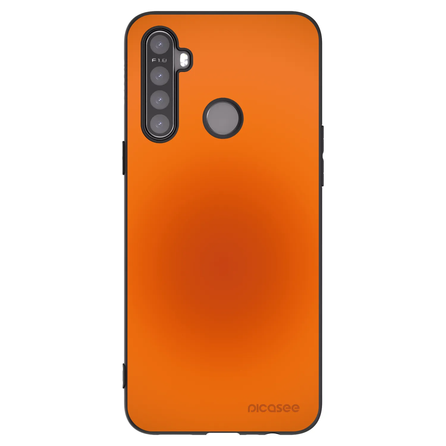 Picasee silikonski črni ovitek za Realme 6i - Heat Core