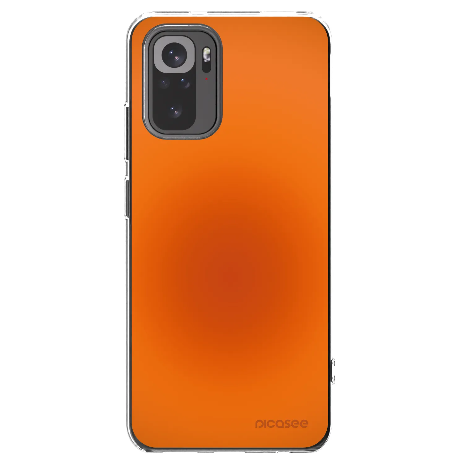 Picasee silikonski prozorni ovitek za Xiaomi Redmi Note 10 - Heat Core