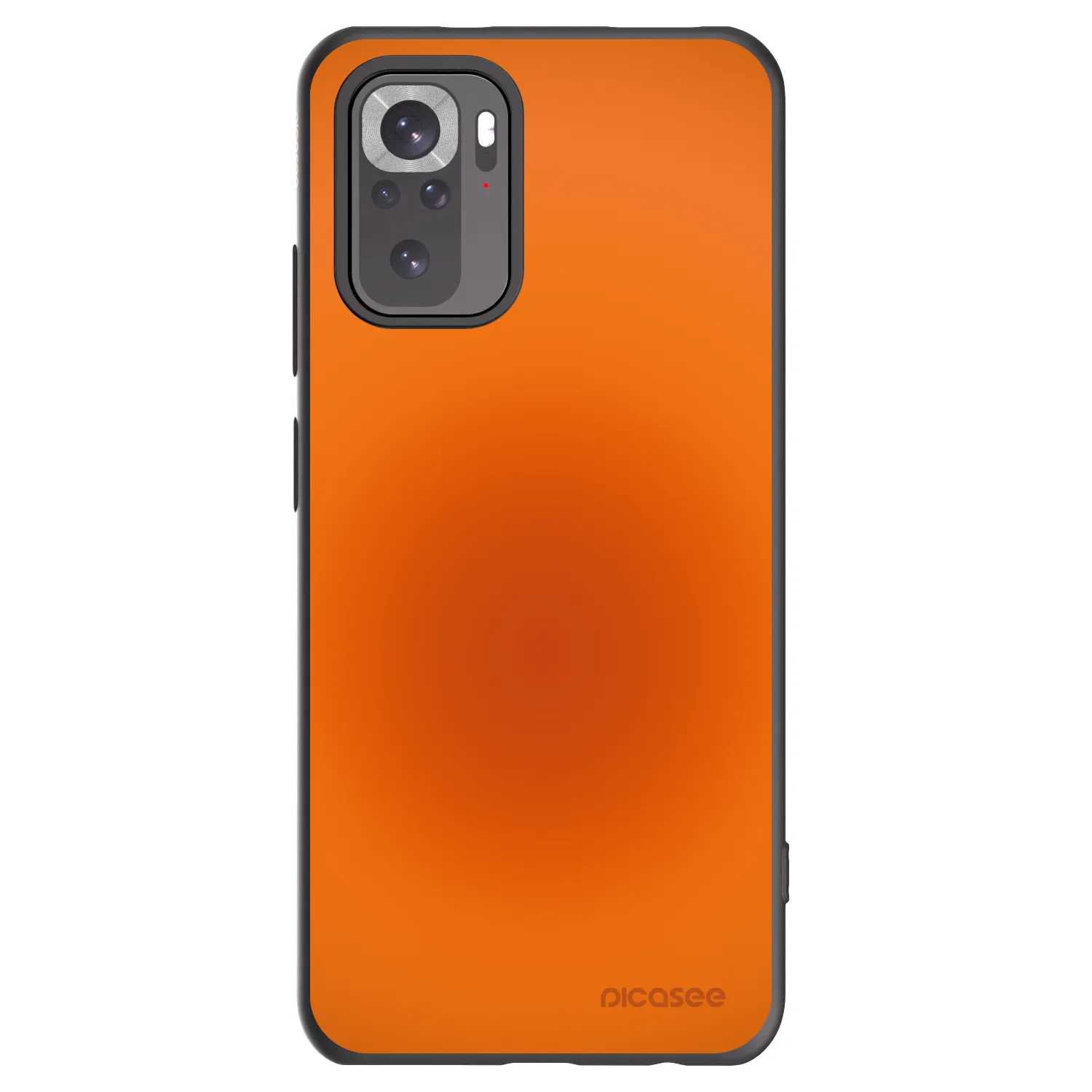 Picasee silikonski črni ovitek za Xiaomi Redmi Note 10 - Heat Core