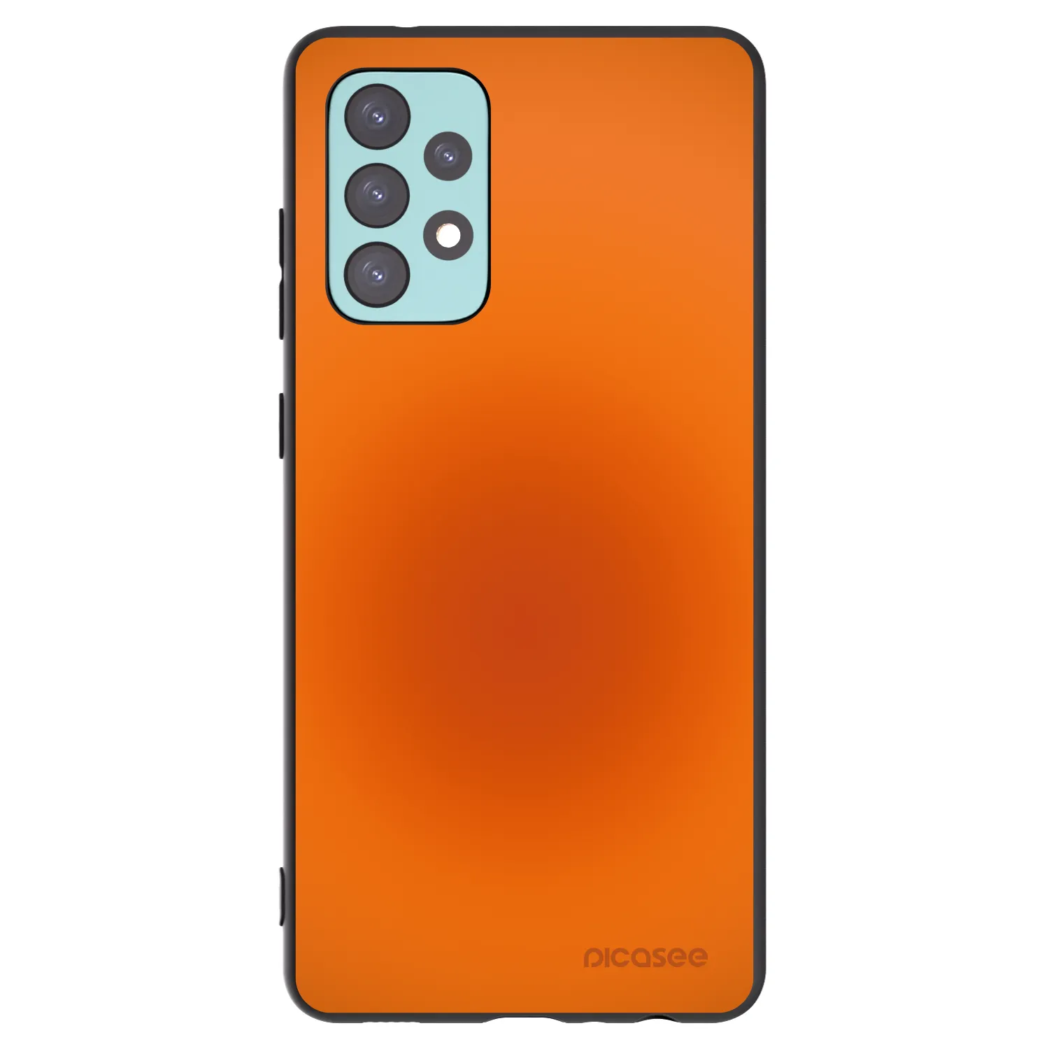 Picasee silikonski črni ovitek za Samsung Galaxy A72 A725F - Heat Core